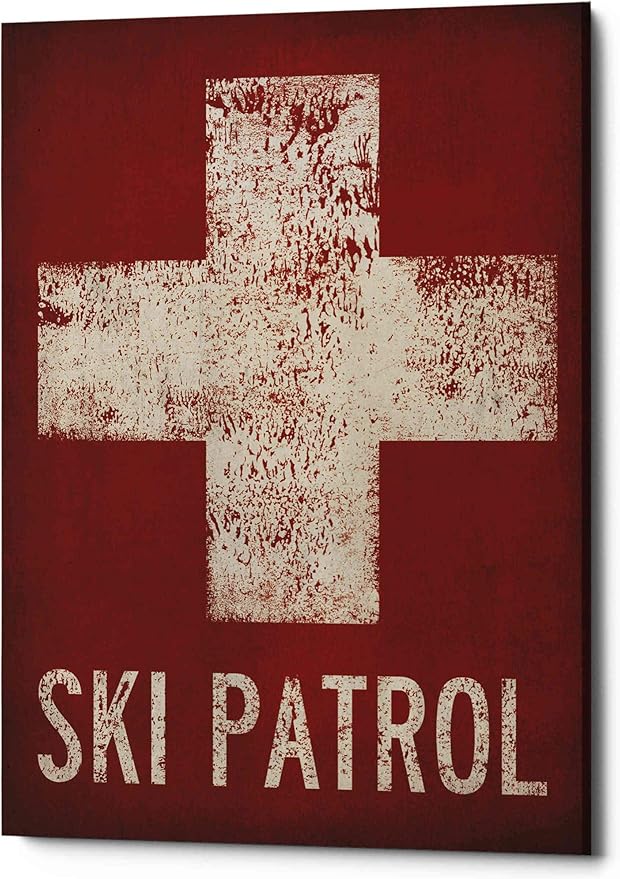 Epic Graffiti 'Ski Patrol' by Ryan Fowler, Canvas Wall Art, 40"x54"