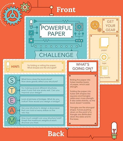 Carson Dellosa Stem Challenges, Seasonal, Physical, Life, Earth and Space Science Kits for Kids Ages 8-12, Educational Games and Experiments for 3rd Grade and Up