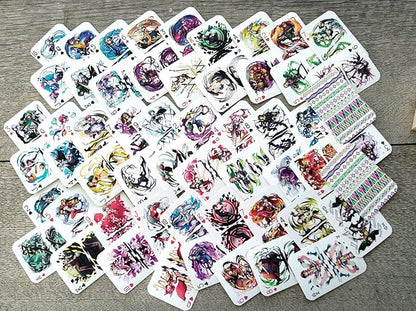 Anime Playing Cards # Poker Deck 54 Cards All Different # Anime Manga Kawaii Chars UCMM