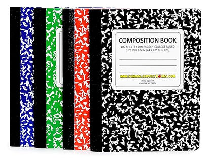 School Supply Boxes | High School Writing Pallet (112 Boxes) | Back to School Essentials Kit for Students & Teachers | Includes College-Ruled Filler Paper, College-Ruled Notebooks, 12 ct. Pens, & More