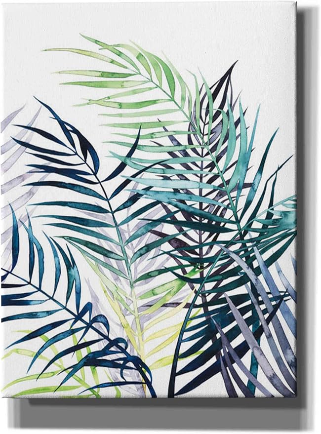 Epic Graffiti 'Twilight Palms I' by Grace Popp Canvas Wall Art, 12"x16"