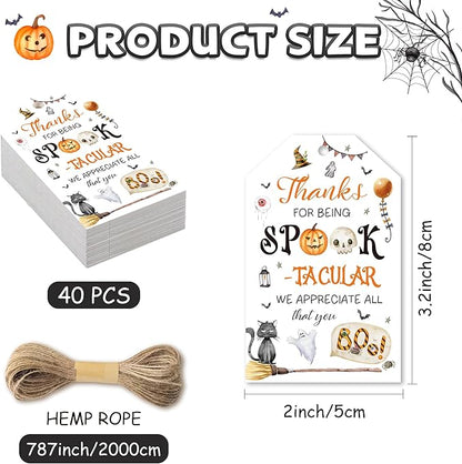 Halloween Appreciation Gift Tags, Halloween Candy Tag for Teacher, Staff, Employee, Coworker Volunteer, Office Team, Fall Appreciation Favor Tag