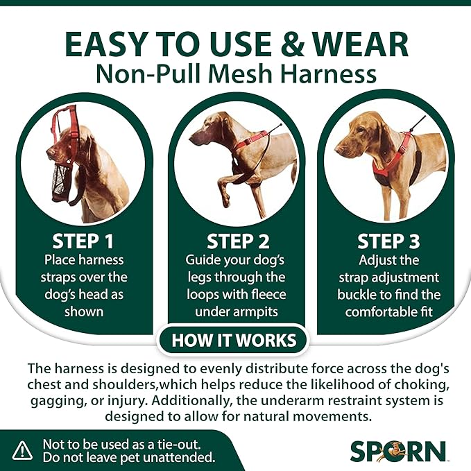 YUP! Mesh Non Pull Dog Harness X-Small Black, Perfect For Training-Stops Dogs from Pulling and Choking on Walks for Small, Medium and Large Dogs, Puppy Harness, No Pull Harness, No Choke Harness