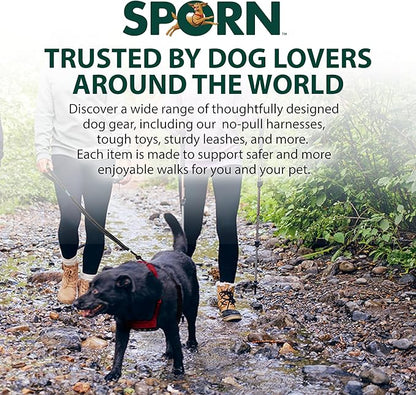 SPORN! Nylon Non Pulling Dog Harness, Small, Red