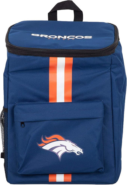 Cooler Backpack – Portable Soft Sided Ice Chest – Insulated Bag Holds 36 Cans - Football Gear – Show Your Team Spirit with Officially Licensed Fan Gear