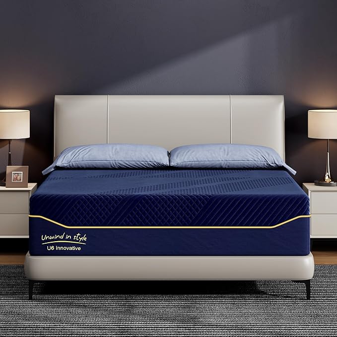 SDHYL Queen Mattress, 14 Inch Gel Infused Memory Foam Mattress for Good Sleep, Bed in a Box Mid Firm CertiPUR-US Certified & Fiberglass Free, Washable Cover, 80"*60"