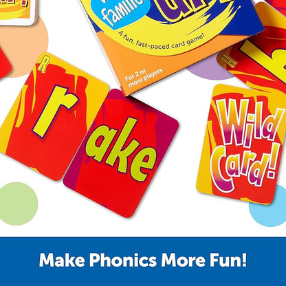 Learning Resources Snap It Up Phonics - Reading Card Game, Sight Words Flash Cards, Phonics Family Board, ABC Classroom Must Haves, Toddler Activities, Homeschool Supplies, Montessori