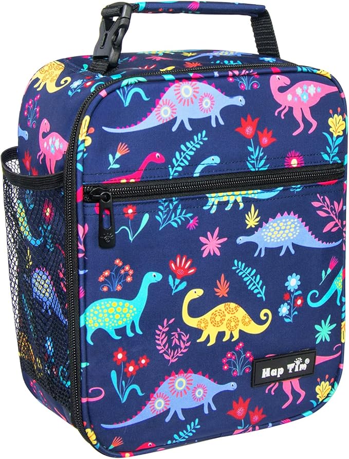 Hap Tim Lunch Box Insulated Lunchbox Mini Lunch Bag Thermal Meal Tote Kit, Dinosaur (18654-DS)