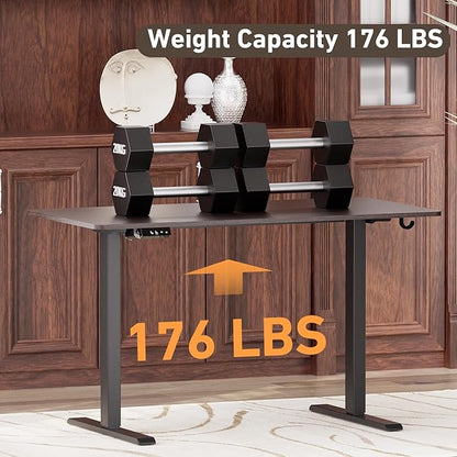 Ywin Electric Height Adjustable Standing Desk, 63 x 24 inches, Ergonomic Stand Up Desk for Home Office