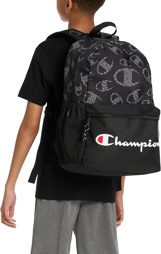 Champion Merit Backpack, Grey/White, OS