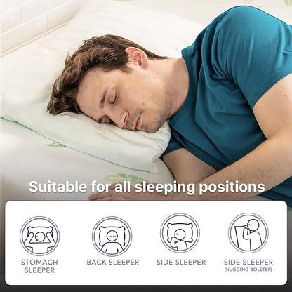NapQueen King Size, 12 Inch Anula Green Tea Infused Memory Foam Mattress, Bed in a Box, CertiPUR-US Certified Mattress