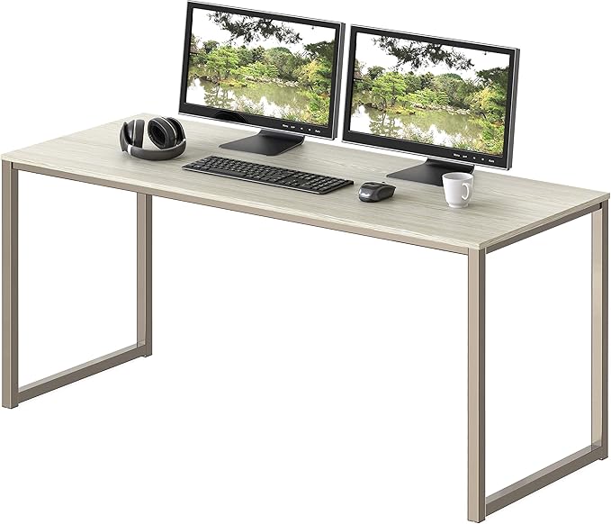 SHW Mission 48-Inch Home Office Computer Desk, Maple
