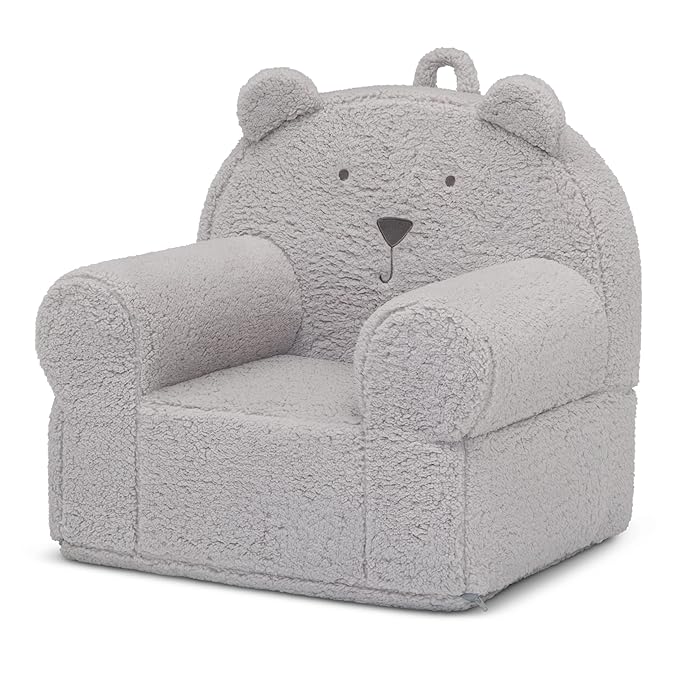 GAP babyGap Sherpa Bear Chair - Greenguard Gold Certified, Grey