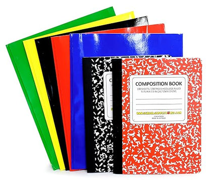 School Supply Boxes | Artistic Case (4 Boxes) | Back to School Essentials Kit for Students & Teachers | Includes Dry Erase Pocket Folders, Coloring Products, & Glue Products