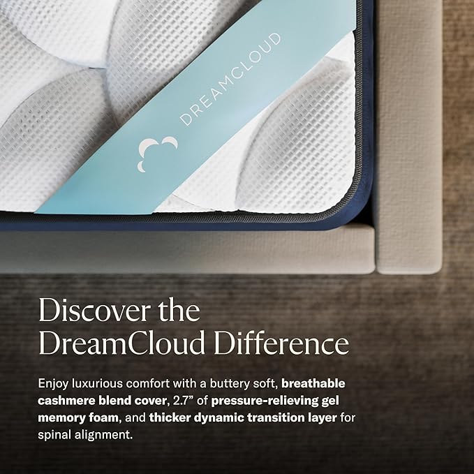 Premier 13" Cal King Mattress - Luxury Gel Memory Foam - 365 Night Trial - Premium Pressure-Relieving Layers - Forever Warranty - CertiPUR-US® Certified