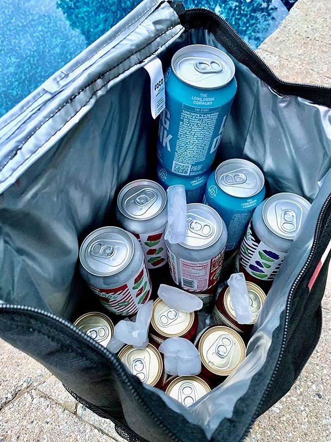 Cooler Backpack – Portable Soft Sided Ice Chest – Insulated Bag Holds 36 Cans - Football Gear – Show Your Team Spirit with Officially Licensed Fan Gear