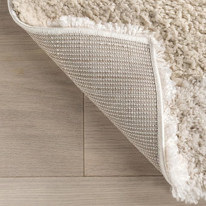 nuLOOM Gloria Abstract Shag Area Rug, 12x15, Beige