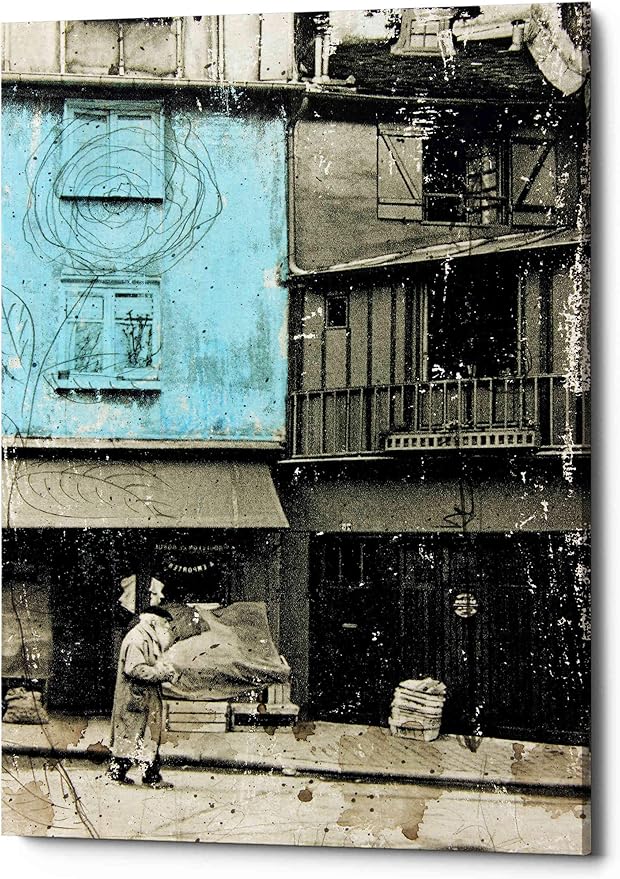 Epic Graffiti 'Almost At The End' by DB Waterman, Canvas Wall Art, 40"x54"
