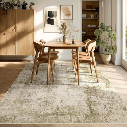 LEPEII 5x7 Area Rugs, Rugs for Living Room, Indoor Non-Slip Washable Rug for Bedroom, Dining Room, Low Pile Home Decor Neutral Area Rug