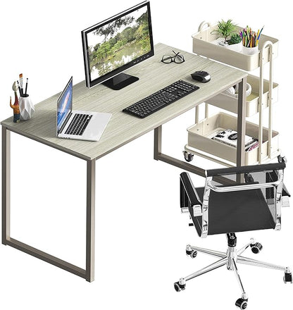 SHW Mission 48-Inch Home Office Computer Desk, Maple