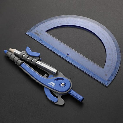 Mr. Pen- Compass and Protractor Set, Math Compass for Geometry and Drawing