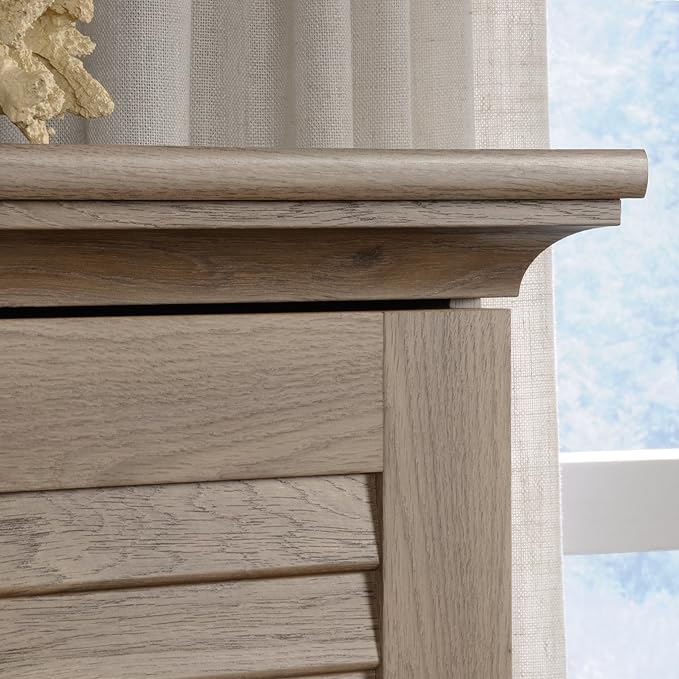 Sauder Harbor View Storage Cabinet/ Pantry Cabinet, Salt Oak finish