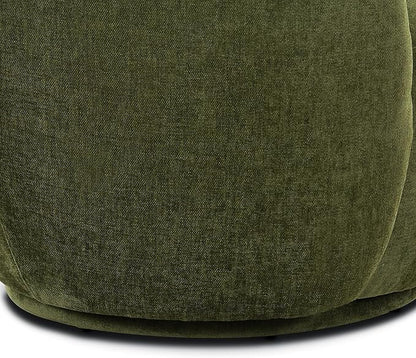 POLY & BARK Poole Lounge Chair in Distressed Green Velvet