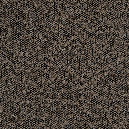 HomePop Upholstered Storage Bench with Metal Leg, 42" W, Dark Brown Boucle