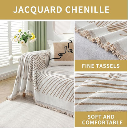 Non Slip Sofa Covers Couch Covers for 2 Cushion Couch Sofa Pet Friendly Washable Couch Covers for Sofa, Soft Thick Sectional Couch Covers L Shape Furniture Protector for Kids, Dogs 71" X102"