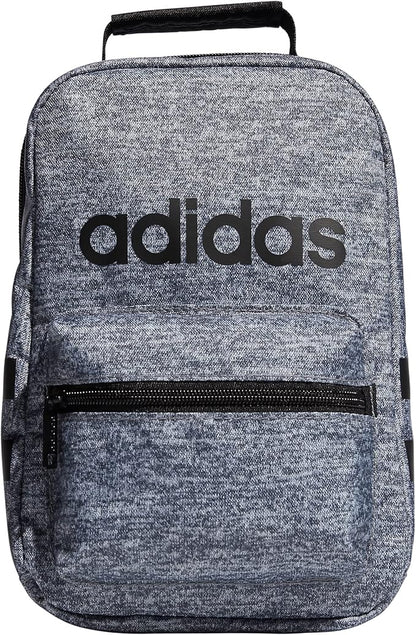 adidas Unisex Santiago Lunch Bag Cooler for Women and Men, Insulated Food Container Box with Mesh Pocket