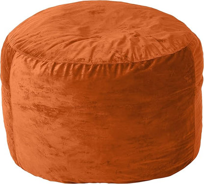 Sofa Sack Bean Bag Chair Cover, 4-Feet, Tangerine