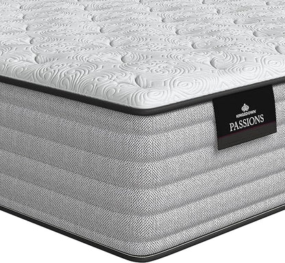 Kingsdown Passions Aspiration 14" Plush Hybrid Mattress, Full, Tan