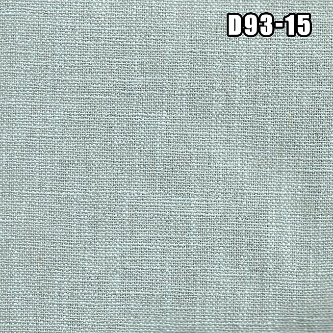 East West Furniture V077VE215-9 9 Piece Dining Room Furniture Set Includes a Rectangle Dining Table with V-Legs and 8 Baby Blue Linen Fabric Upholstered Chairs, 40x72 Inch, Multi-Color